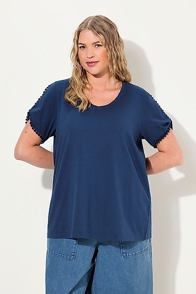 Ulla Popken T-Shirt T-Shirt Zierborte Calssic günstig online kaufen