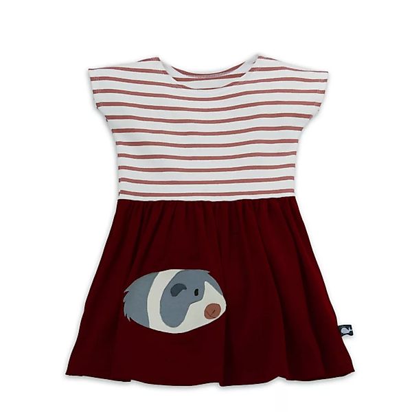 T-shirt Kleid Mit Meerschweinchen-applikation Für Mädchen günstig online kaufen