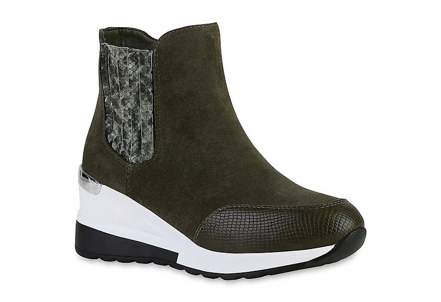 VAN HILL 837926 Wedgesneaker Damen Sneaker Wedges Prints Plateau Vorne Prof günstig online kaufen