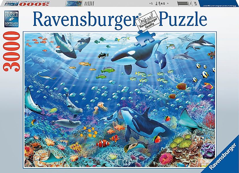 Ravensburger Puzzle Bunter Unterwasserspaß, 3000 Puzzleteile, günstig online kaufen