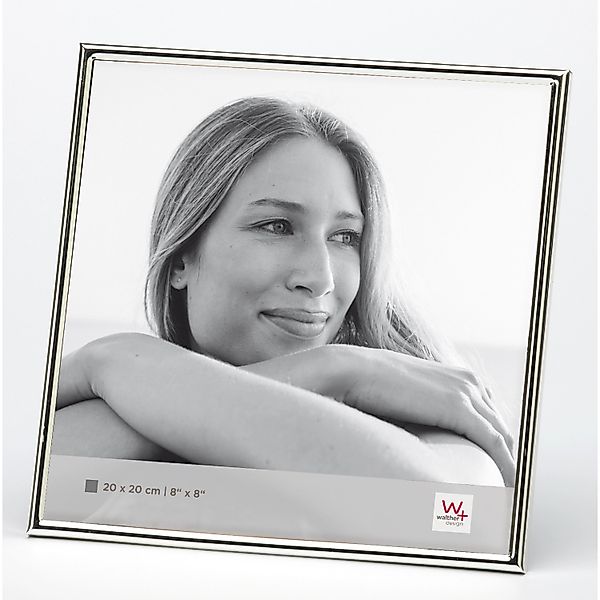 walther design Chloe Portrait Bilderrahmen  20X20 cm  Silber günstig online kaufen