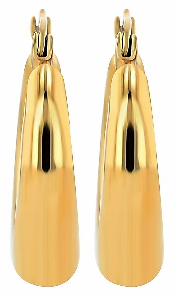 Adelia´s Paar Creolen "Damen Ohrringe – Creole aus Edelstahl" Ein kleines G günstig online kaufen