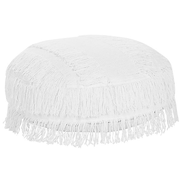 Beliani Bodenkissen OULAD Weiss 50x50x20 günstig online kaufen