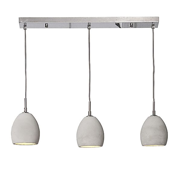 riess-ambiente Hängeleuchte CEMENT-COLLECTION III grau, ohne günstig online kaufen