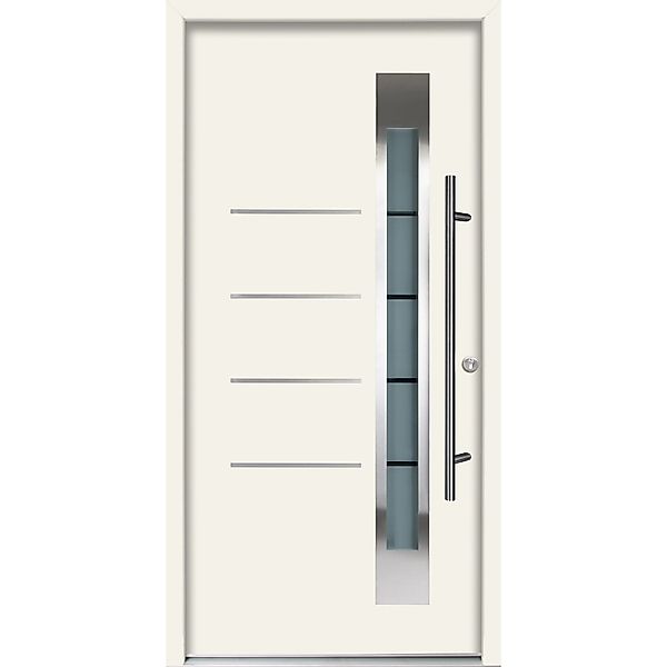 Splendoor Thermospace Haustür Berlin Prime 110x210 cm Weiß R günstig online kaufen