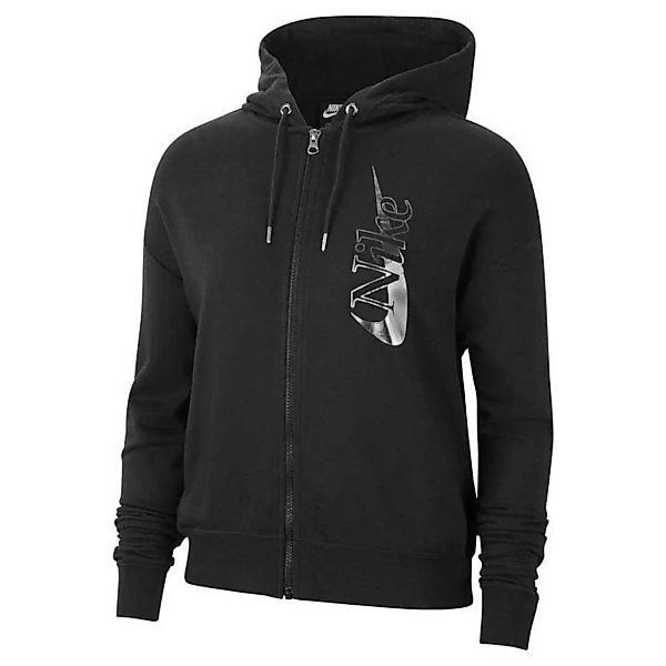 Nike Sportswear Sweatshirt Mit Reißverschluss XS Black / Black / Metallic S günstig online kaufen