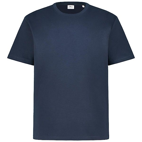 s.Oliver Basic-T-Shirt Farbe blau Größe: 4XL günstig online kaufen