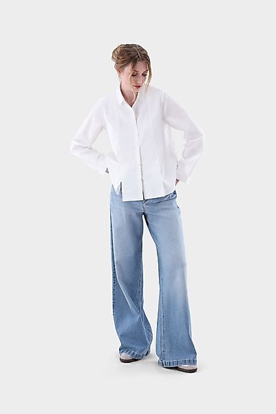 Hemdbluse cropped Boxy Fit günstig online kaufen