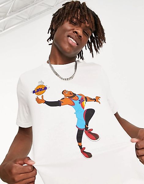 Nike Basketball – Space Jam – T-Shirt in Weiß günstig online kaufen
