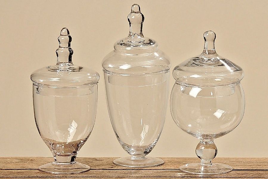 BOLTZE GRUPPE GmbH Dekovase Vorratsglas mit Deckel Vase Pokal Bonboniere 3e günstig online kaufen