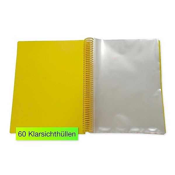 TimeTEX Dokumententasche Sichthüllen-Mappe A4 mit 60 günstig online kaufen