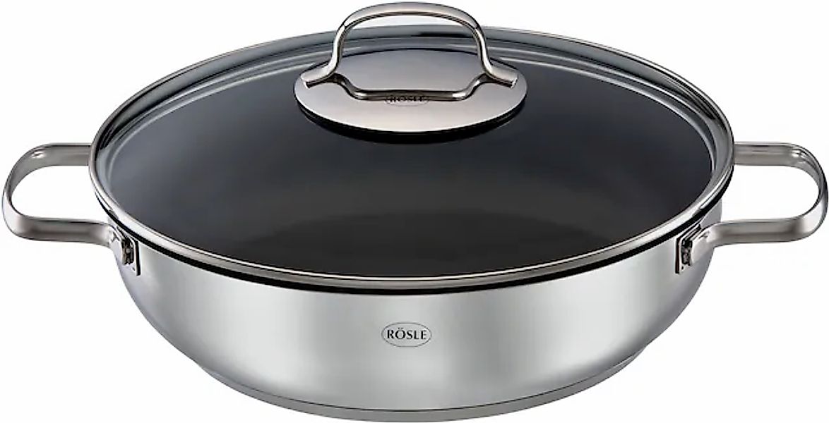 RÖSLE Servierpfanne »ELEGANCE ProCera« Edelstahl 18/10 1 Stk. tlg. natürlic günstig online kaufen