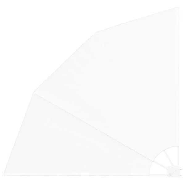 vidaXL Balkon Sichtschutz Weiß 160 x 160 cm Polyester 42000921 günstig online kaufen