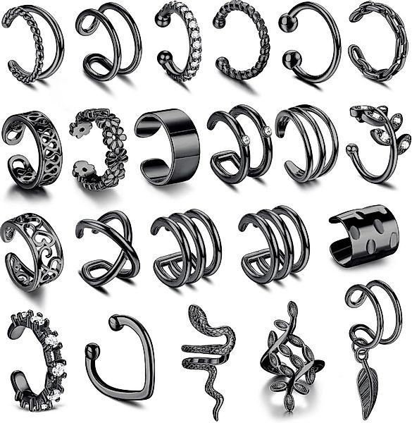 LuxusKollektion Schmuckset 22Pcs Damen Ear Cuff günstig online kaufen