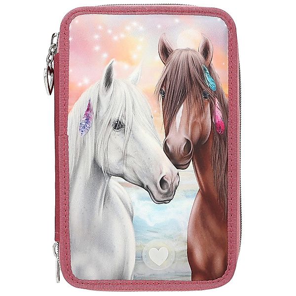 Depesche Federtasche Depesche 3-Fach Federtasche LED günstig online kaufen