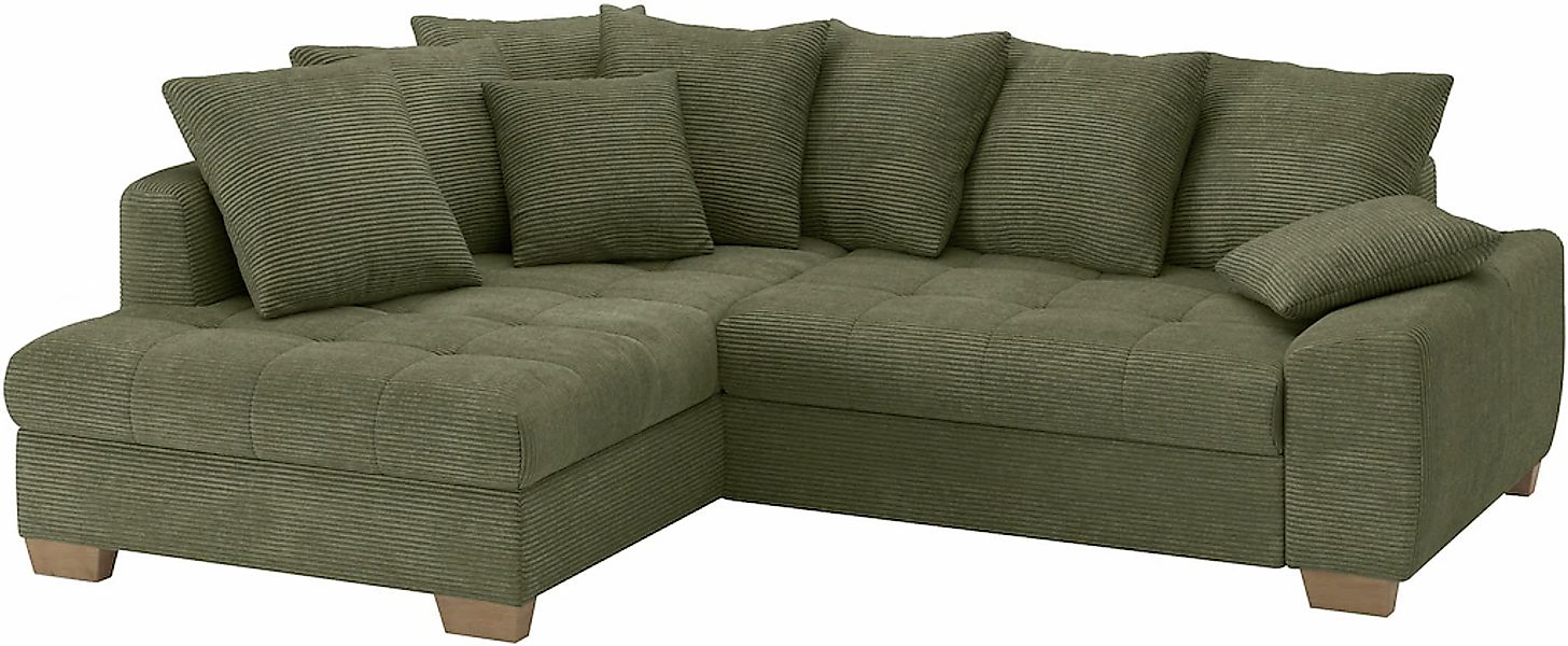 Mr. Couch Ecksofa "Nikita II, L-Form", Wahlweise mit Bettfunktion, Bettkast günstig online kaufen
