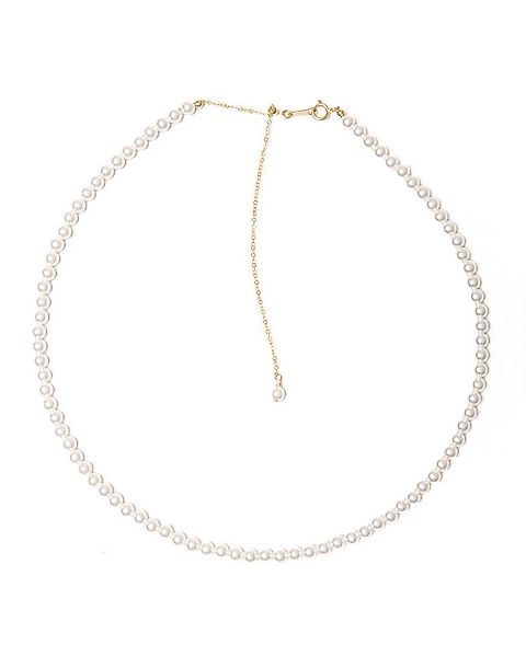 MayTree Kette mit Anhänger 14K Goldfilled, Swarowski Perlen "the perfect pe günstig online kaufen