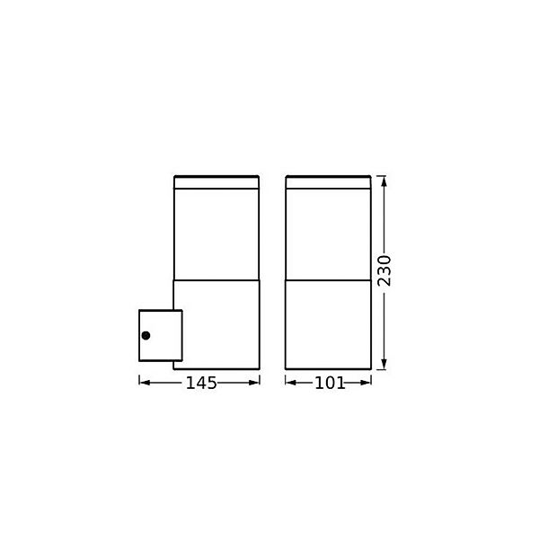 LEDVANCE Endura Classic Ebro Wall E27 Dark Gray - 4058075834989 günstig online kaufen