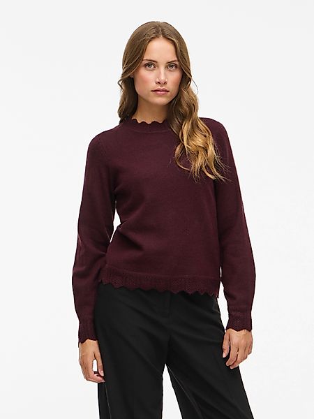 Vila Strickpullover VINIKOLINA O-NECK L/S KNIT günstig online kaufen