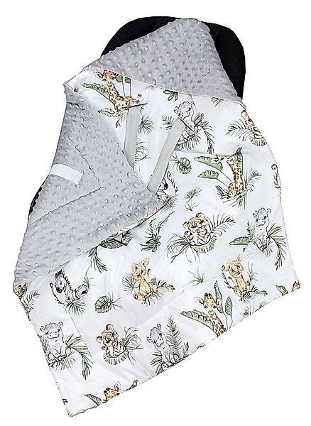 Einschlagdecke Baby Winter Einschlagdecke für Babyschale Wattiert Minky, Tu günstig online kaufen