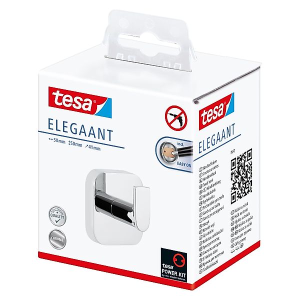 tesa Handtuchhaken tesa Handtuchhaken Elegaant Metall, günstig online kaufen