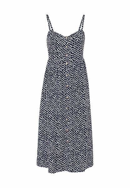 LASCANA Sommerkleid, aus Leinenmix, Midikleid mit Zierknopfleiste, Strandkl günstig online kaufen