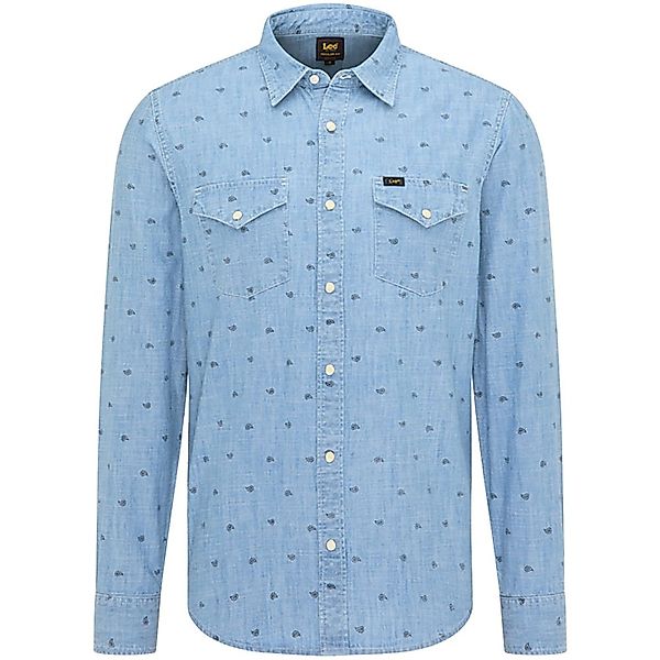 Lee Clean Regular Western Langarm-shirt XL Navy günstig online kaufen