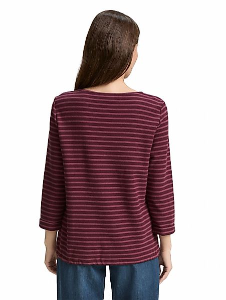 TOM TAILOR Langarmshirt mit Knöpfen an der Schulter günstig online kaufen