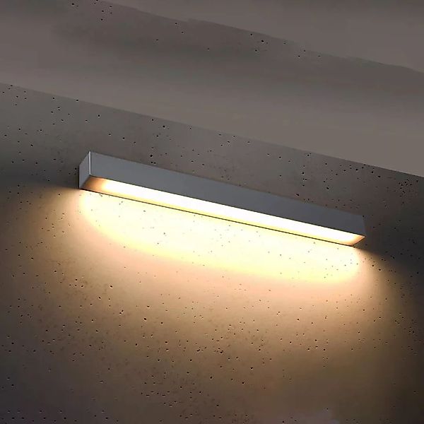 famlights | LED Wandleuchte Per in Grau 17W 2080lm 3000K günstig online kaufen