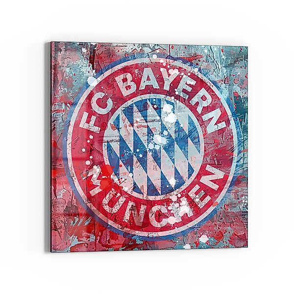 DEQORI Glasbild 'Wappen FC Bayern München', günstig online kaufen