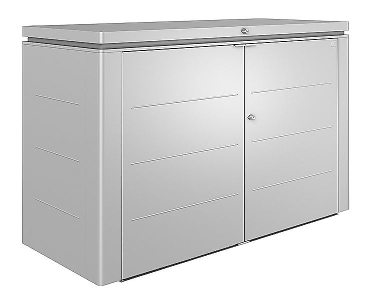 Biohort Highboard 200 Aufbewahrungsbox 200x84x127cm Silber-Metallic günstig online kaufen