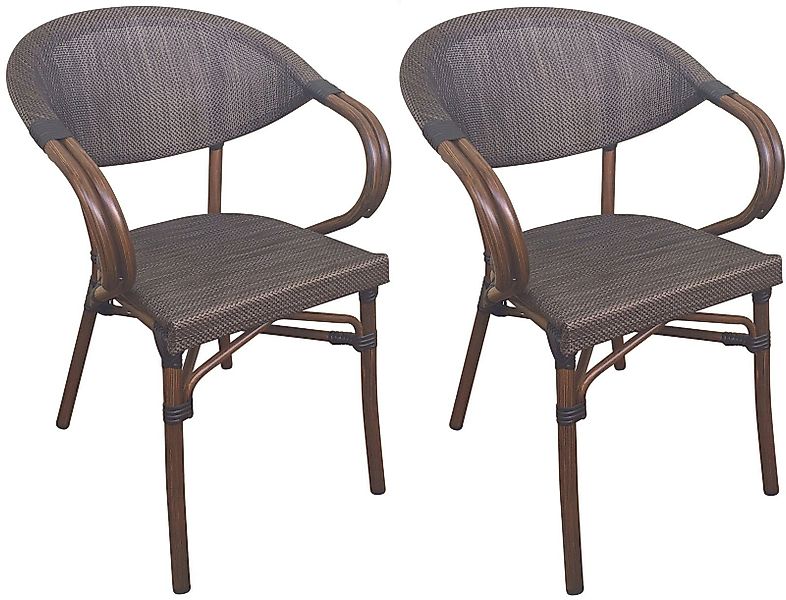 CLP Gartenstuhl Bistrostühle Madetta (2er Set), günstig online kaufen