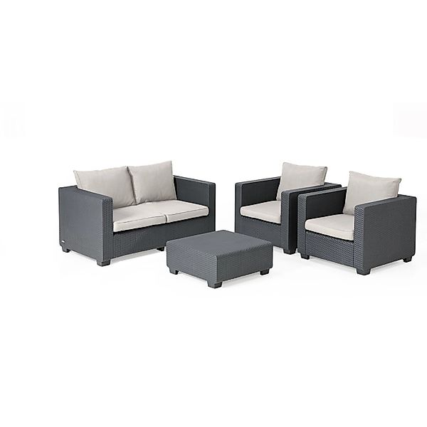 Keter Gartenlounge-Set Allibert Salta Gartenmöbel Set günstig online kaufen
