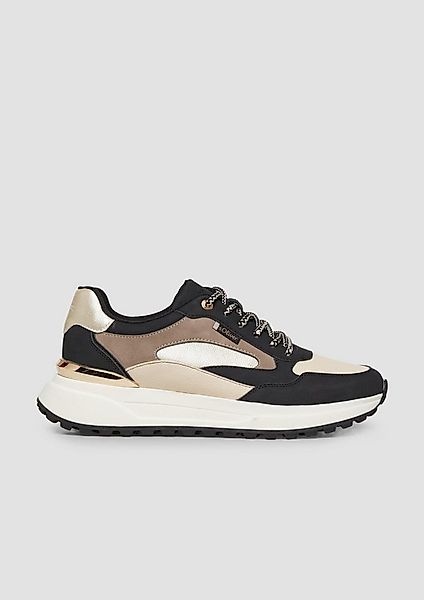 s.Oliver Sneakers Sneaker Sneaker in Leder-Optik mit Artwork günstig online kaufen
