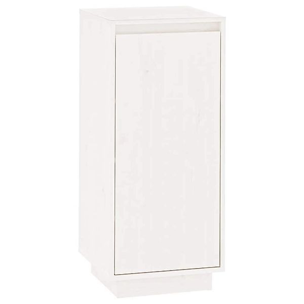 vidaXL Schuhschrank Weiß 35x35x80 cm Massivholz Kiefer 813536 günstig online kaufen