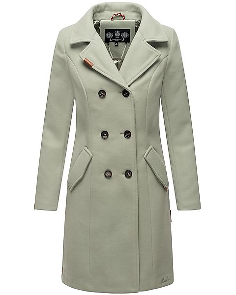 Marikoo Wollmantel Nanakoo edler Damen Trenchcoat günstig online kaufen
