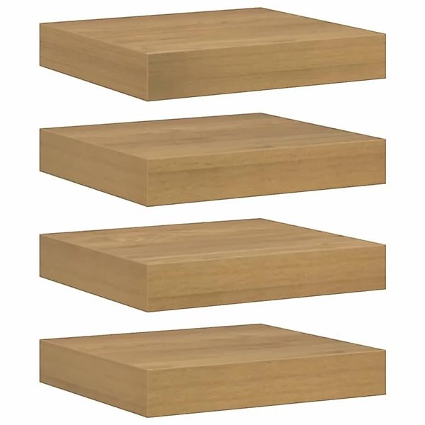 vidaXL Wandregal 4 Stk Braun 23 x 23,5 x 4 cm Holzwerkstoff 42019940 günstig online kaufen