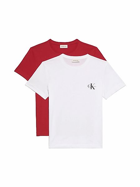 Calvin Klein Jeans T-Shirt "A- Logo CN 2 Pack Tee", 2 tlg. günstig online kaufen
