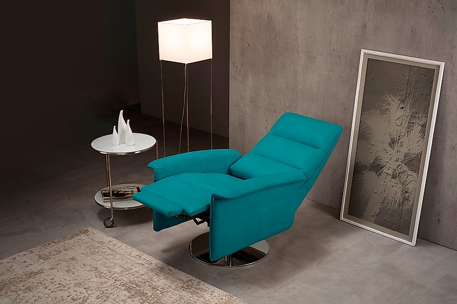 Egoitaliano Sessel »Kelly«, drehbar, manuelle Relaxfunktion mit Push-Back-M günstig online kaufen