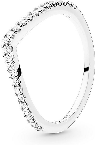 Pandora Fingerring Pandora Sparkling Wishbone Ring 196316CZ Damenring günstig online kaufen