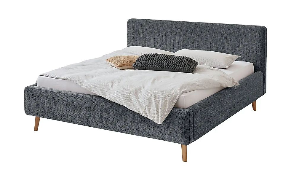Polsterbett in Bouclé Mattis ¦ grau ¦ Maße (cm): B: 201 H: 105 Betten > Kom günstig online kaufen