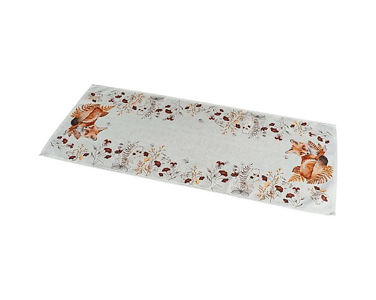 matches21 HOME & HOBBY Tischdecke Tischläufer COCO mit Fuchs Druck Herbst-D günstig online kaufen