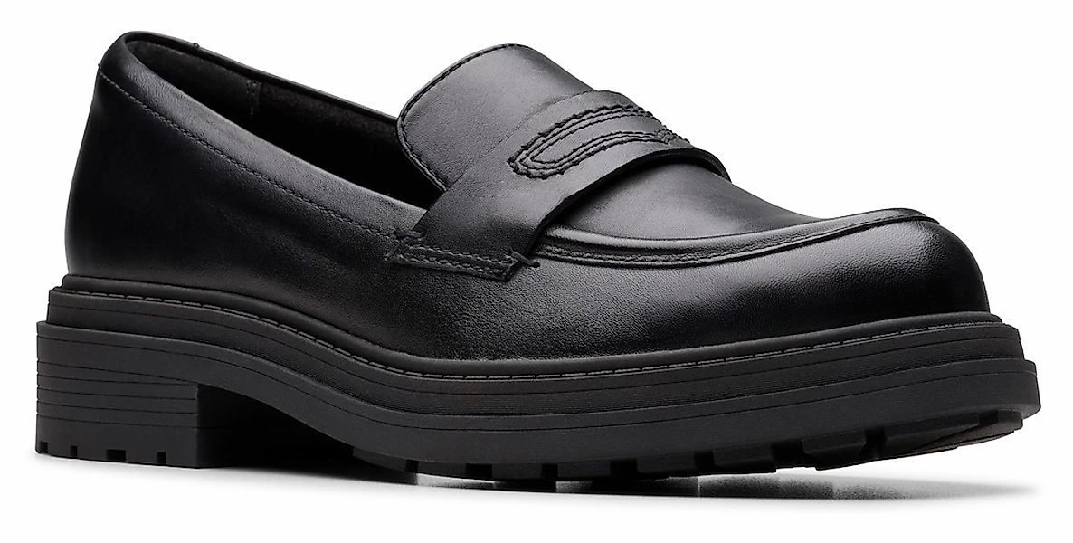 Clarks Orinoco 3 Slipper Loafer, Slipper mit weicher Lederinnensohle günstig online kaufen