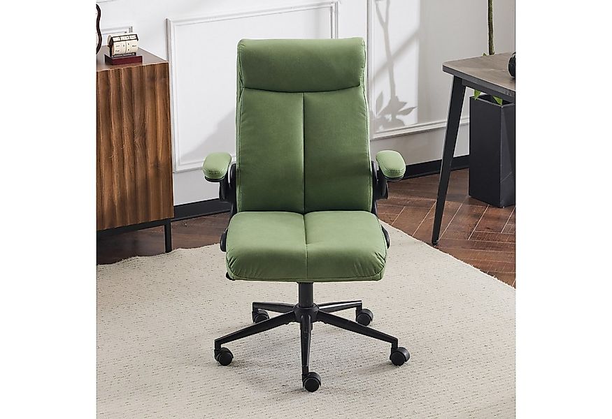 VINGLI Bürostuhl Ergonomischer Schreibtischstuhl mit hochklappbarer Armlehn günstig online kaufen