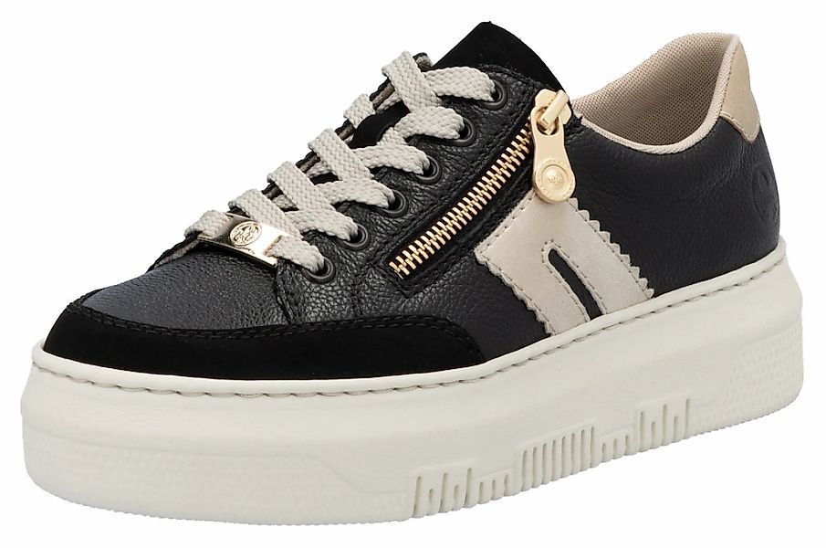 Rieker Plateausneaker, Schnürschuh, Halbschuh, Freizeitschuh mit seitlichem günstig online kaufen