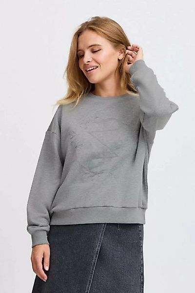 Pulz Jeans Rundhalspullover PZTABITA Logo Sweatshirt stylischer Pullover günstig online kaufen