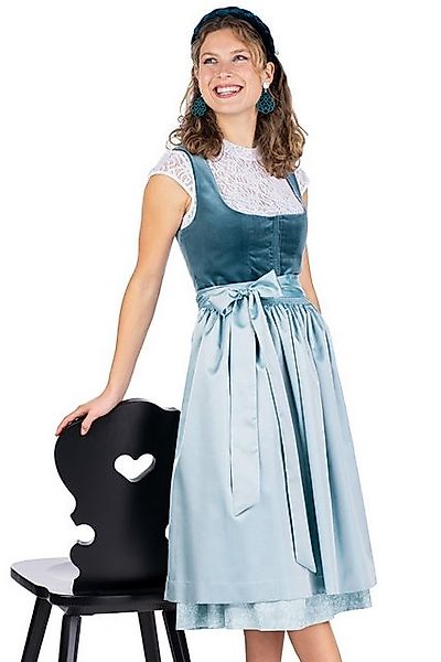 Hammerschmid Dirndl Samt Dirndl 2tlg. - PLATTENSEE - türkis günstig online kaufen