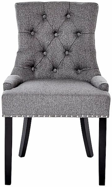 Jahnke Esszimmerstuhl »SAVIK DEVON« () 1 Stk.Chesterfield-Look & Nieten-Opt günstig online kaufen