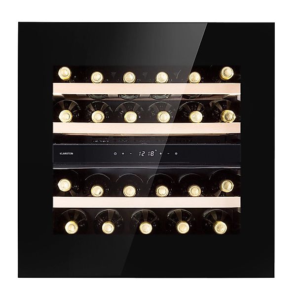 Klarstein Rhone 25 Duo Weinkühlschrank Kompression 2 Zonen 75 L 25 Flaschen günstig online kaufen