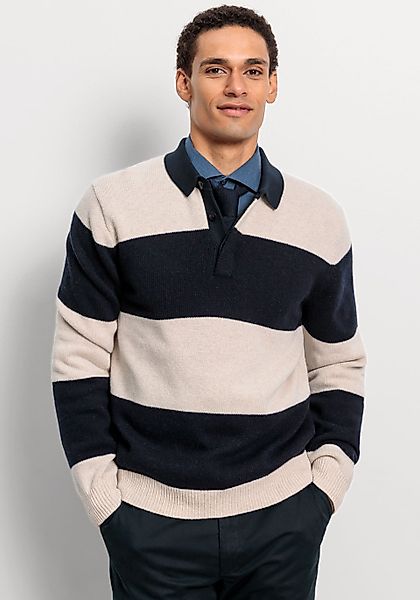 OLYMP Polokragenpullover "OLYMP Strick Casual" günstig online kaufen